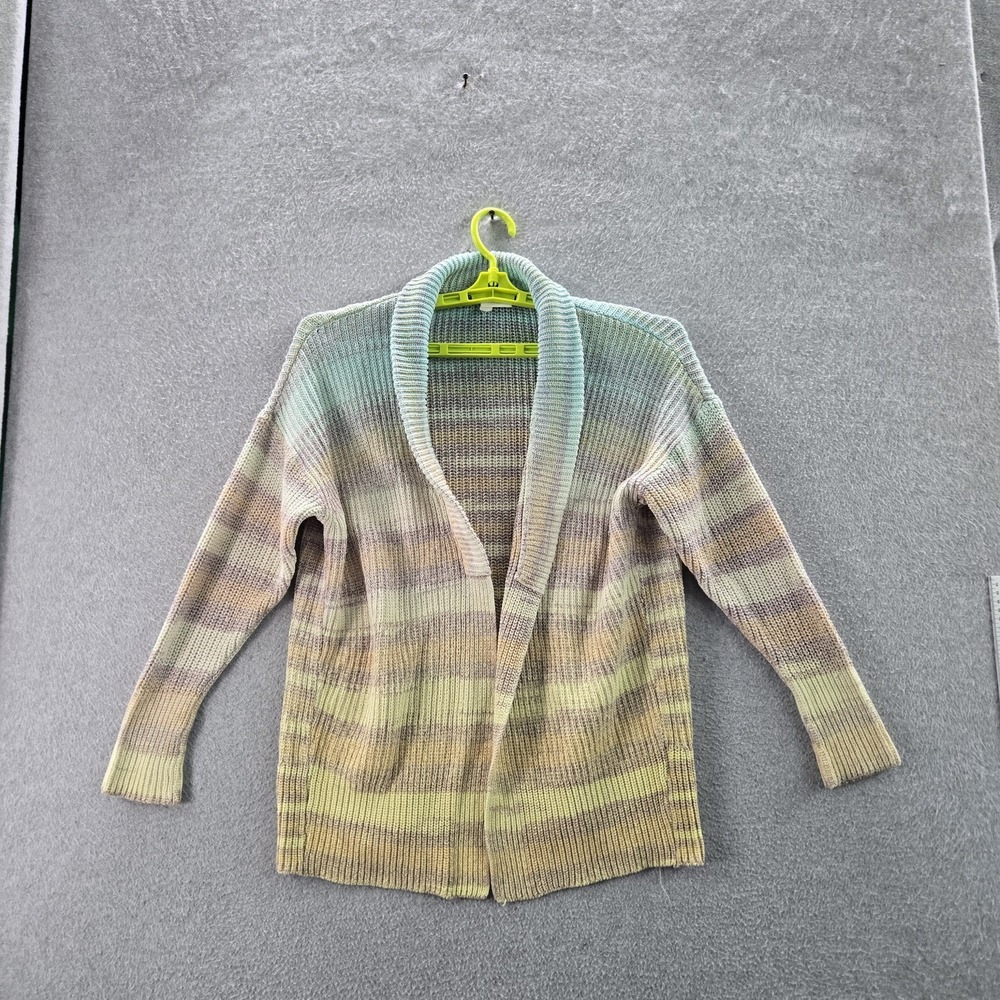 Pilcro Anthropologie Women Sweater XS Multicolor Cardigan Striped Long Sleeve